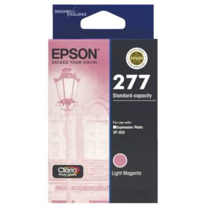 Genuine Epson 277 Light Magenta Ink Cartridge Standard Yield