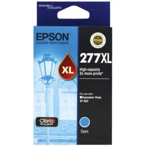 Genuine Epson 277XL Cyan Ink Cartridge High Yield