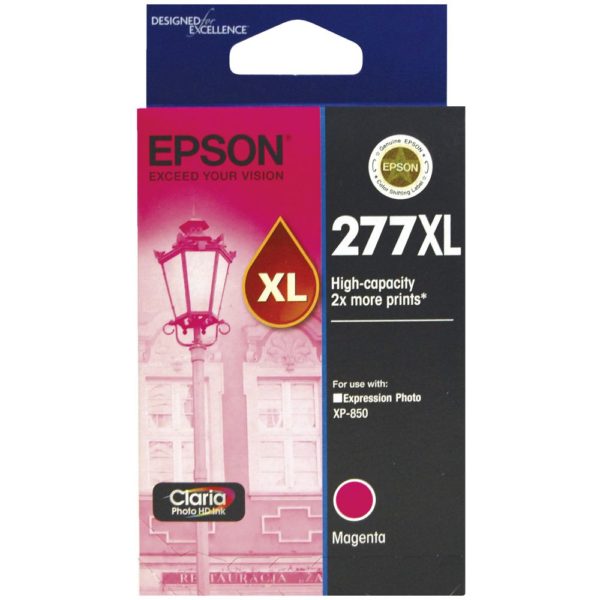 Genuine Epson 277XL Magenta Ink Cartridge High Yield