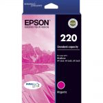 Genuine Epson 220 Magenta Ink Cartridge Standard Yield