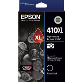 Genuine Epson 410XL Black Ink Cartridge High Yield