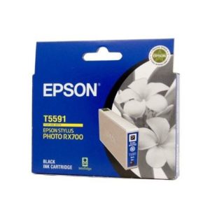 Genuine Epson T5591 Black Ink Cartridge