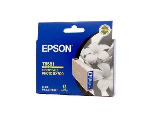 Genuine Epson T5591 Black Ink Cartridge