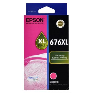 Genuine Epson 676XL Magenta Ink Cartridge