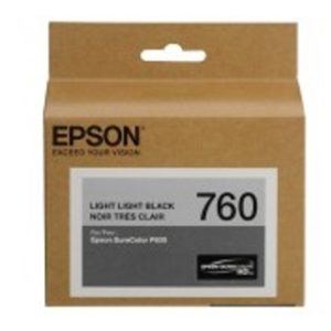 Genuine Epson T7607 760 Light Black Ink Cartridge
