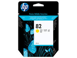 Genuine HP 82 Yellow Ink Cartridge C4913A
