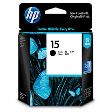 Genuine HP 15 Black Ink Cartridge C6615DA