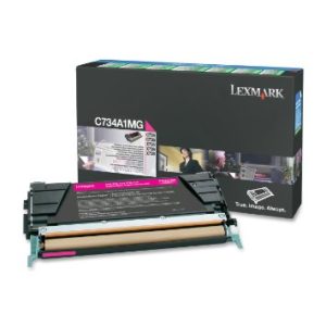 Genuine Lexmark C734 C736 X734 X736 X738 Magenta Toner Cartridge