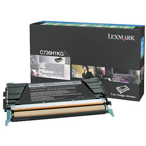 Genuine Lexmark C736 X736 X738 Black Toner Cartridge High Yield
