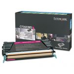 Genuine Lexmark C746 C748 Magenta Toner Cartridge Return Program