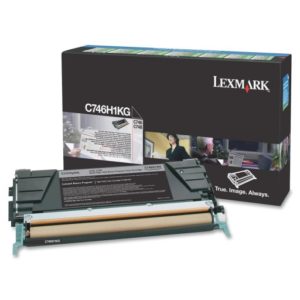 Genuine Lexmark C746 C748 Black Toner Cartridge High Yield
