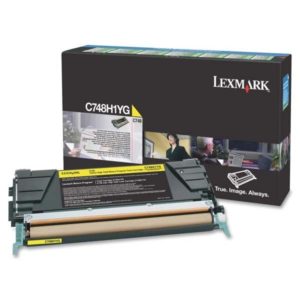 Genuine Lexmark C748 Yellow Toner Cartridge High Yield Return Program
