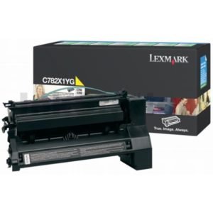 Genuine Lexmark C782 Yellow Toner Cartridge Extra High Yield