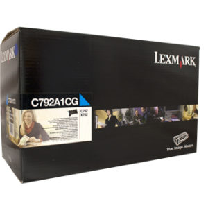 Genuine Lexmark C792 X792 Cyan Toner Cartridge