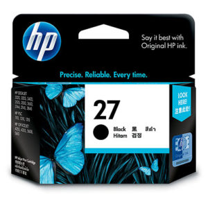 Genuine HP 27 Black Ink Cartridge C8727AA