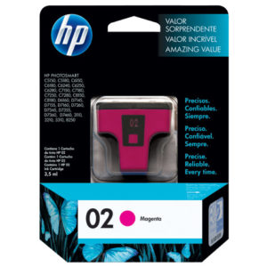 Genuine HP 02 Magenta Ink Cartridge C8772WA