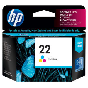 Genuine HP 22 Colour Ink Cartridge C9352AA