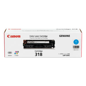 Genuine Canon CART318C Cyan Toner   CART-318C