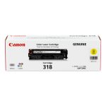 Genuine Canon CART318Y Yellow Toner   CART-318Y