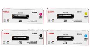 Genuine Canon CART-416 4 Pack Toner Cartridge Set