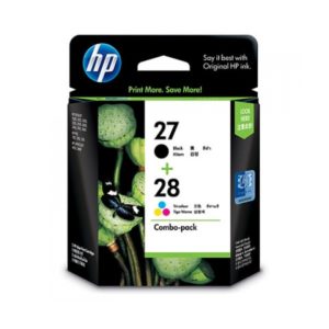 Genuine HP 27 & 28 Black & Colour Ink Cartridge Combo Pack
