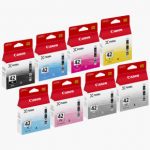 8 Pack Genuine Canon CLI-42 Ink Cartridge Set