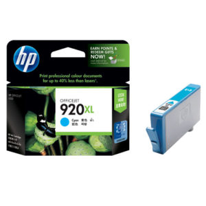 Genuine HP 920XL Cyan Ink Cartridge CD972AA