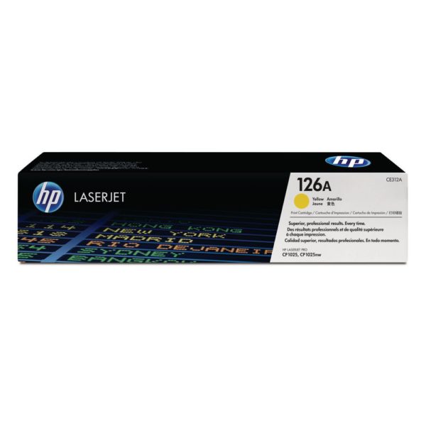 Genuine HP CE312A Yellow Toner Cartridge 126A
