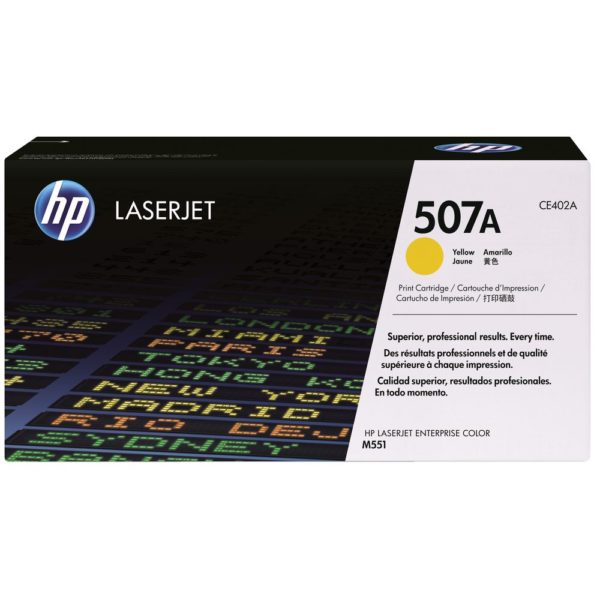 Genuine HP CE402A Yellow Toner Cartridge 507A