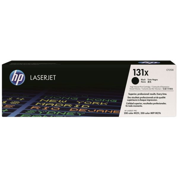 Genuine HP CF210X Black Toner Cartridge 131X