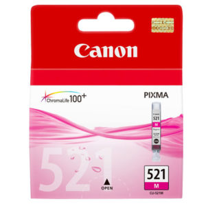 Genuine Canon CLI-521M Magenta Ink Cartridge
