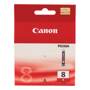 Genuine Canon CLI-8R Red Ink Cartridge