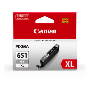 Genuine Canon CLI-651XLGY Grey Ink Cartridge High Yield