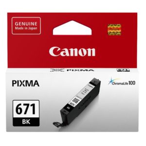 Genuine Canon CLI-671BK Black Ink Cartridge