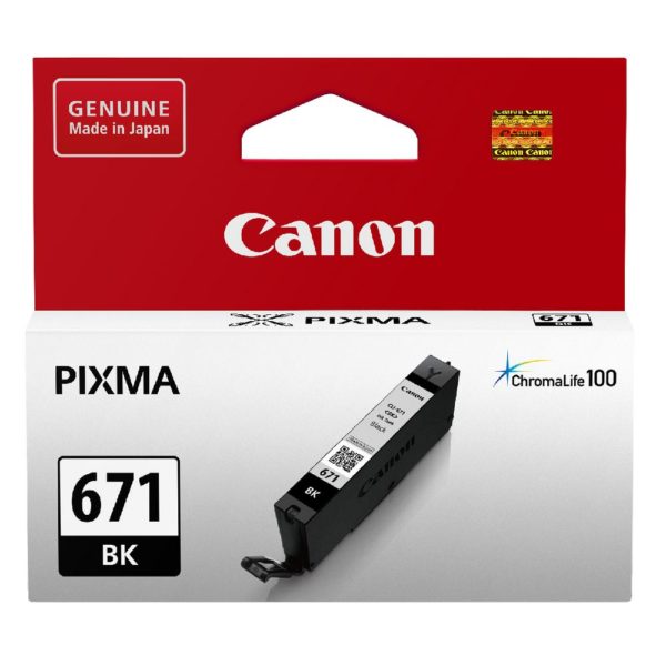 Genuine Canon CLI-671BK Black Ink Cartridge