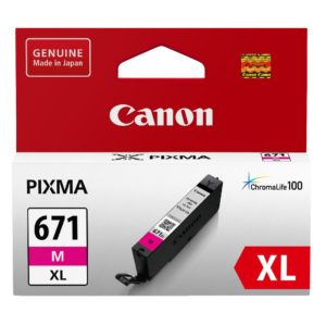 Genuine Canon CLI-671XLM Magenta Ink Cartridge High Yield