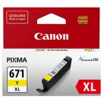 Genuine Canon CLI-671XLY Yellow Ink Cartridge High Yield