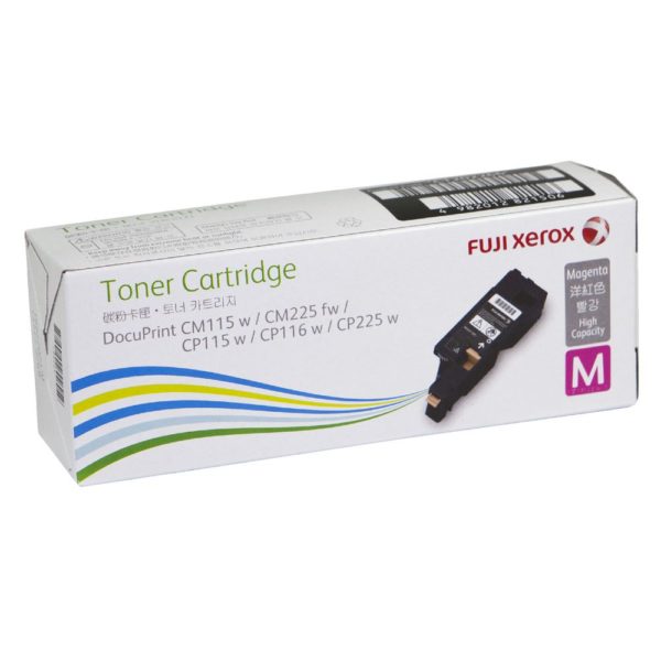 Genuine Fuji Xerox DocuPrint CP115W CP116W CP225W CM115W CM225FW Magenta Toner Cartridge High Yield CT202266