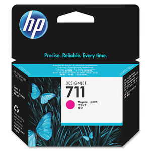 Genuine HP 711 Magenta Ink Cartridge CZ131A