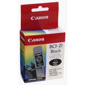 Genuine Canon BCI-21BK Black Ink Cartridge