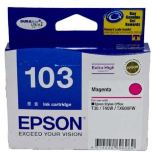 Genuine Epson 103 Extra High Yield Magenta Ink Cartridge C13T103392