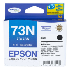 Genuine Epson T0731 T1051 73N Black Ink Cartridge