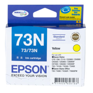 Genuine Epson T0734 T1054 73N Yellow Ink Cartridge