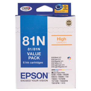 Genuine Epson 81N HY Ink Cartridge Value Pack  C13T111792