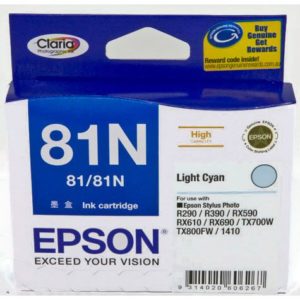 Genuine Epson T1115 81N HY Light Cyan Ink Cartridge C13T111592