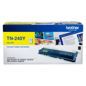 Genuine Brother TN-240Y Yellow Toner Cartridge
