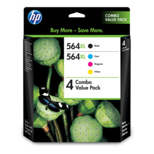 Genuine HP 564XL 4 Pack Ink Cartridge Set (1BK,1C,1M,1Y)
