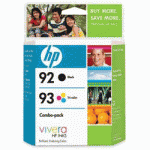 Genuine HP 92 & 93 2 Pack Cartridge Set