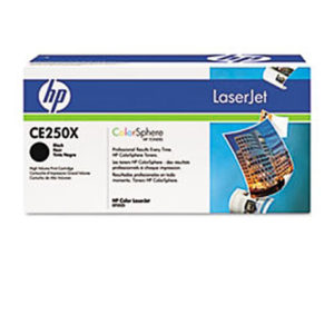 Genuine HP CE250X Black Toner Cartridge 504X