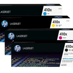 4 Pack Genuine HP CF410X CF411X CF412X CF413X Toner Cartridge Set